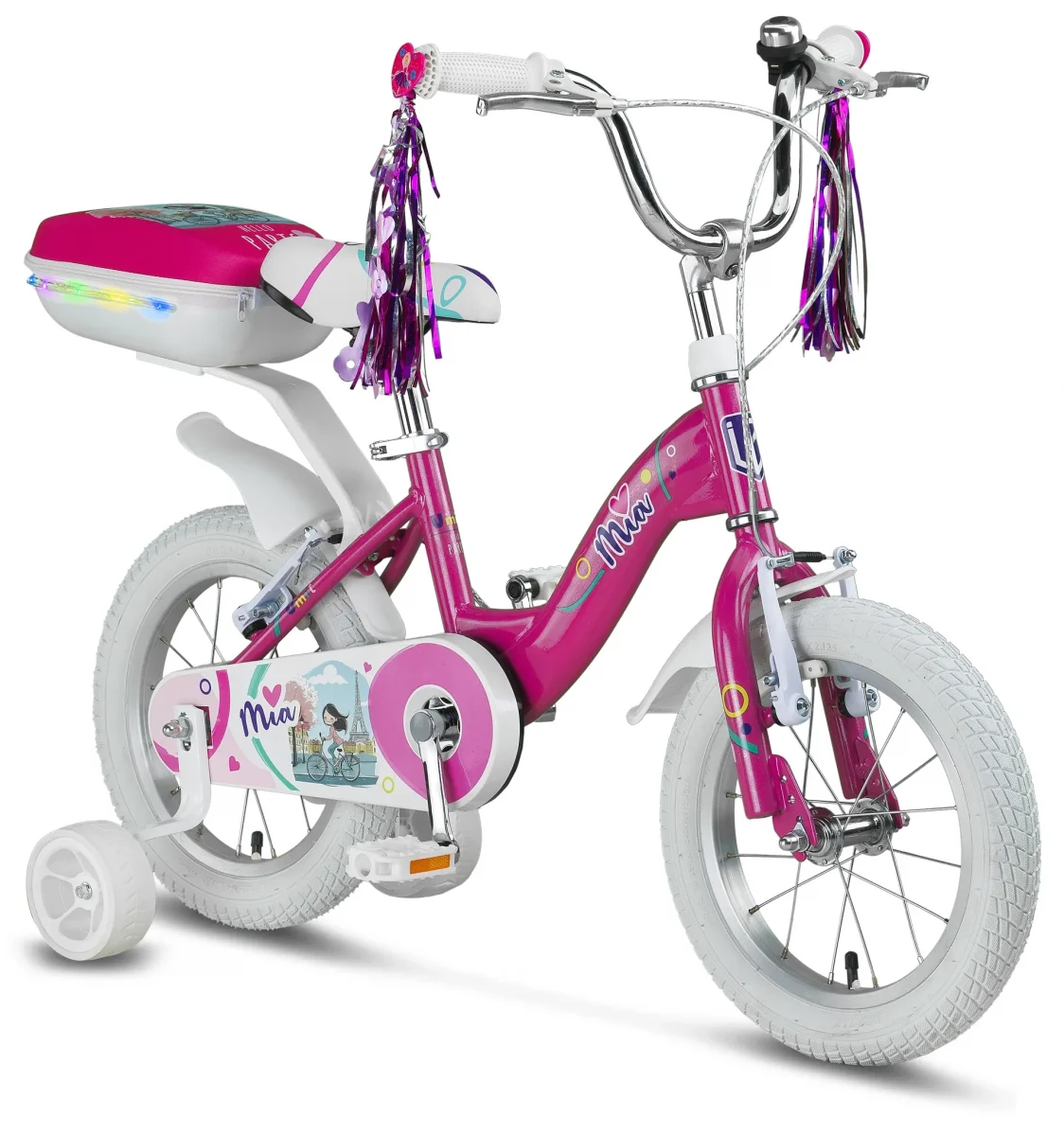 ÜMİT 1220 MIA-CANTA-V KIZ ÇOCUK BİSİKLETİ 12 JANT PEMBE