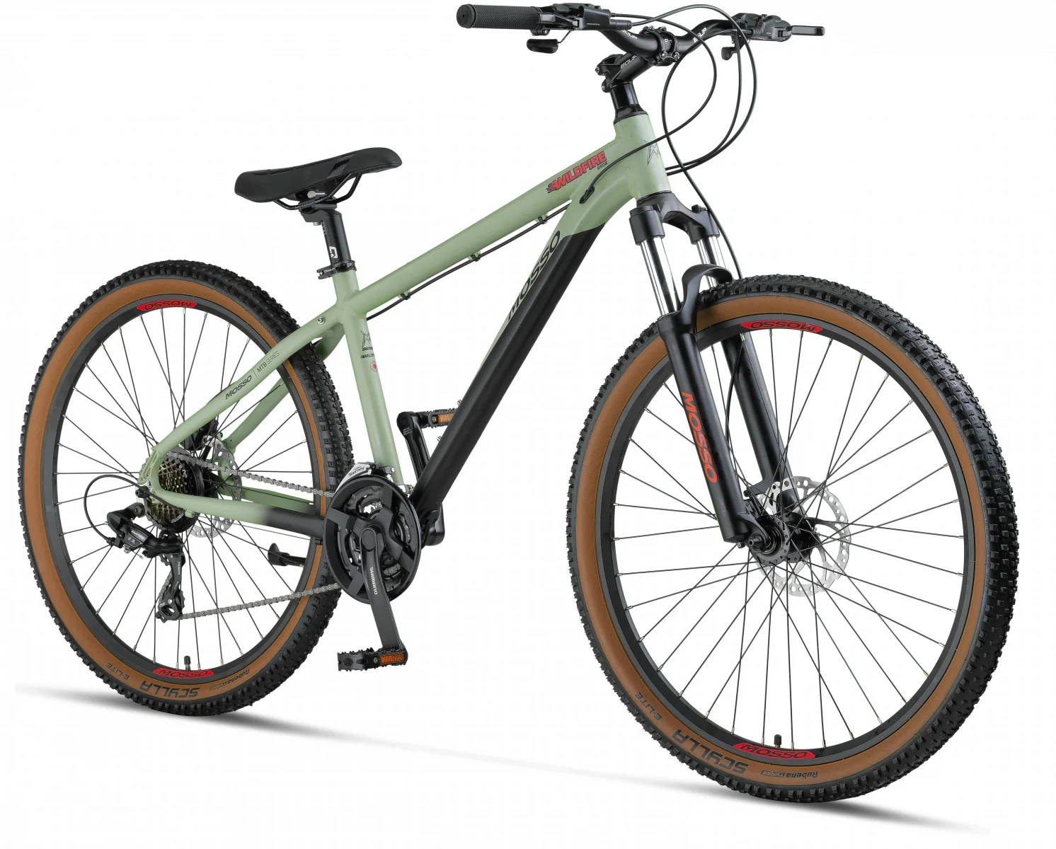 MOSSO WILDFIRE-LTD-27-H ERKEK DAĞ BİSİKLETİ 406H HD 27.5 JANT 21 VİTES MAT YEŞİL