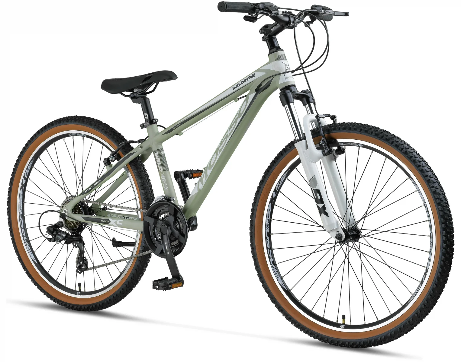 MOSSO WILDFIRE M-26-V ERKEK DAĞ BİSİKLETİ 355H V 26 JANT 21 VİTES MAT GRİ
