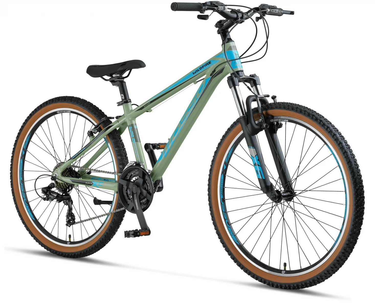 MOSSO WILDFIRE M-26-V ERKEK DAĞ BİSİKLETİ 355H V 26 JANT 21 VİTES MAT YEŞİL