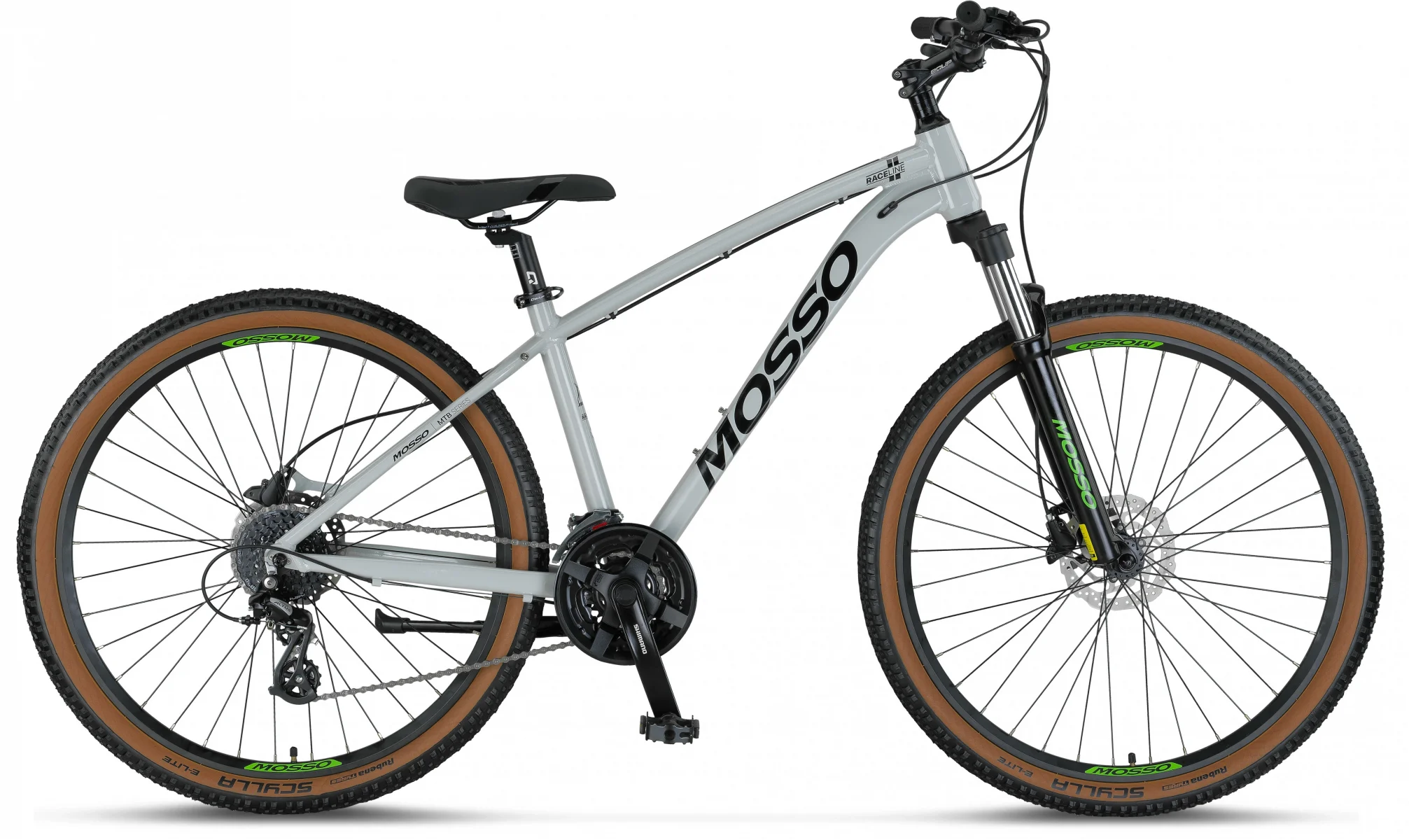 MOSSO RACELINE-27-HD ERKEK DAĞ BİSİKLETİ 406H 27,5 JANT 24 VİTES NARDO GREY