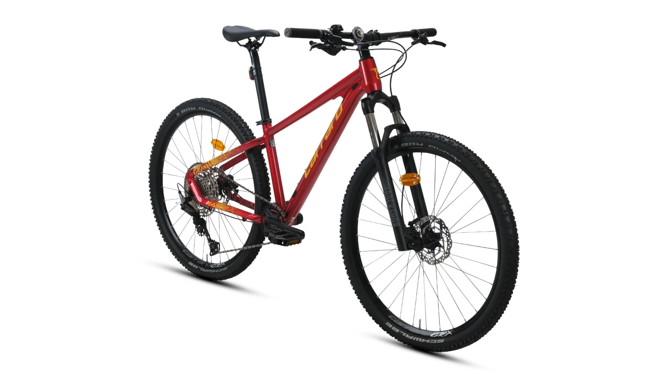 CARRARO CRX 711 ERKEK DAĞ BİSİKLETİ 360H HD 27.5 JANT 11 VİTES KROM KIRMIZI ŞEFTALİ