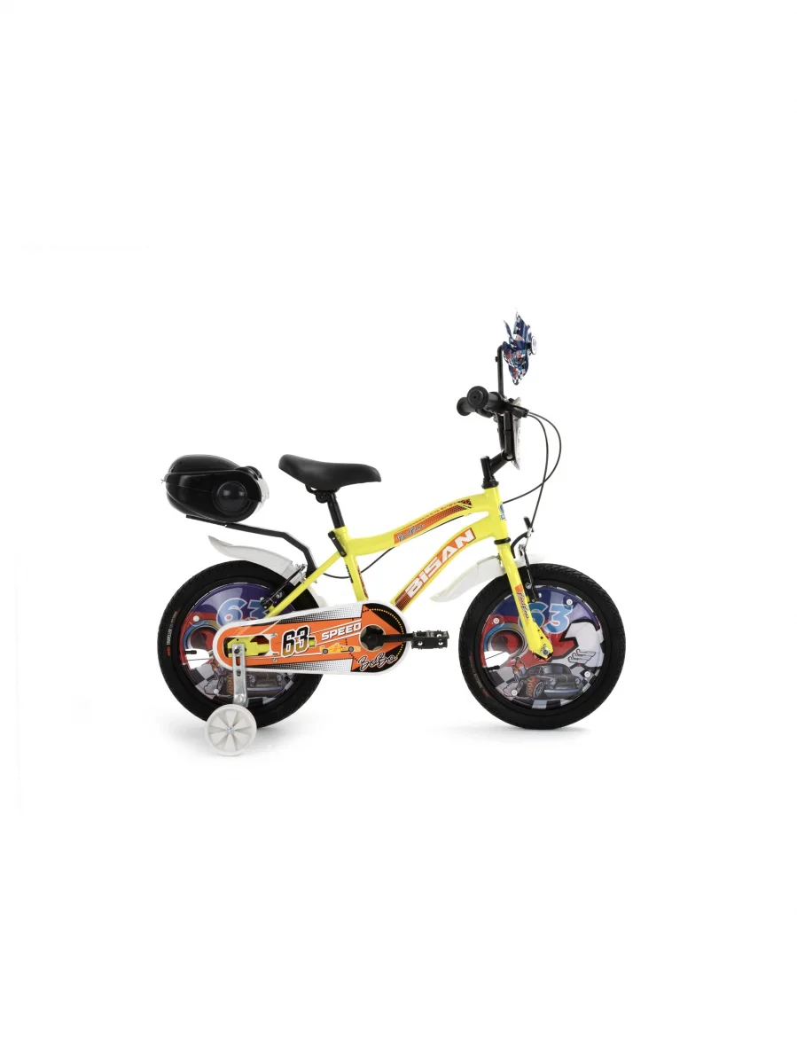BİSAN BOBO ÇOCUK BİSİKLETİ 26CM 16 JANT SARI TURUNCU