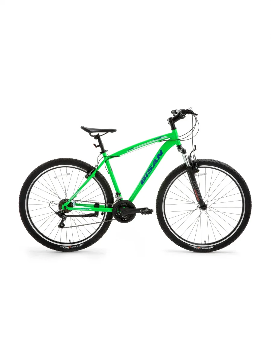 BİSAN LEON ERKEK DAĞ BİSİKLETİ 48CM V 27.5 JANT 21 VİTES NEON YEŞİL LACİVERT