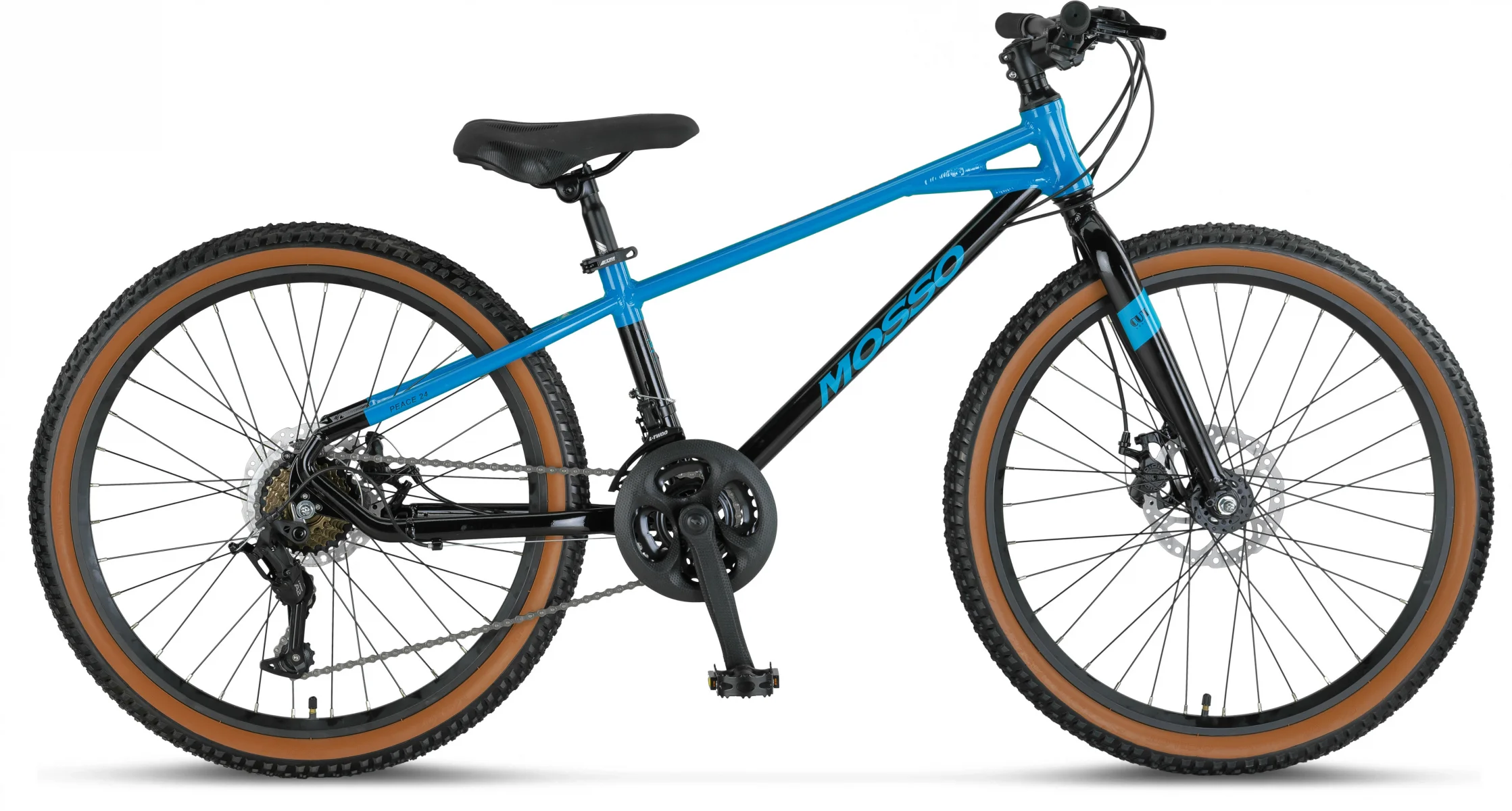 MOSSO DEMARCH M-24-MD ERKEK DAĞ BİSİKLETİ  280H 24 JANT 21 VİTES BLUE BLACK