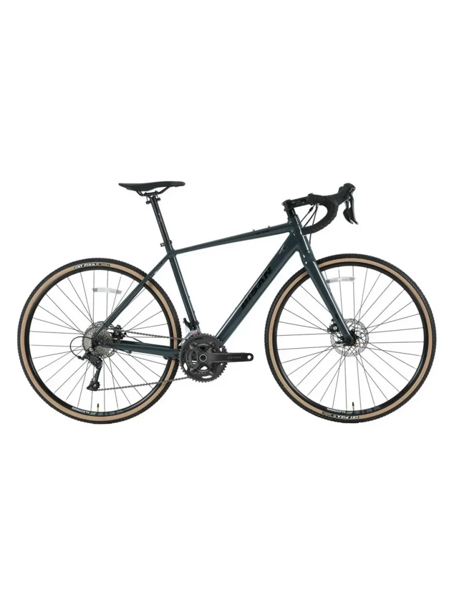 BİSAN ALL TRAIL GRX600 ERKEK YARIŞ BİSİKLETİ 520H HD 28 JANT 22 VİTES PARLAK GRİ SİYAH