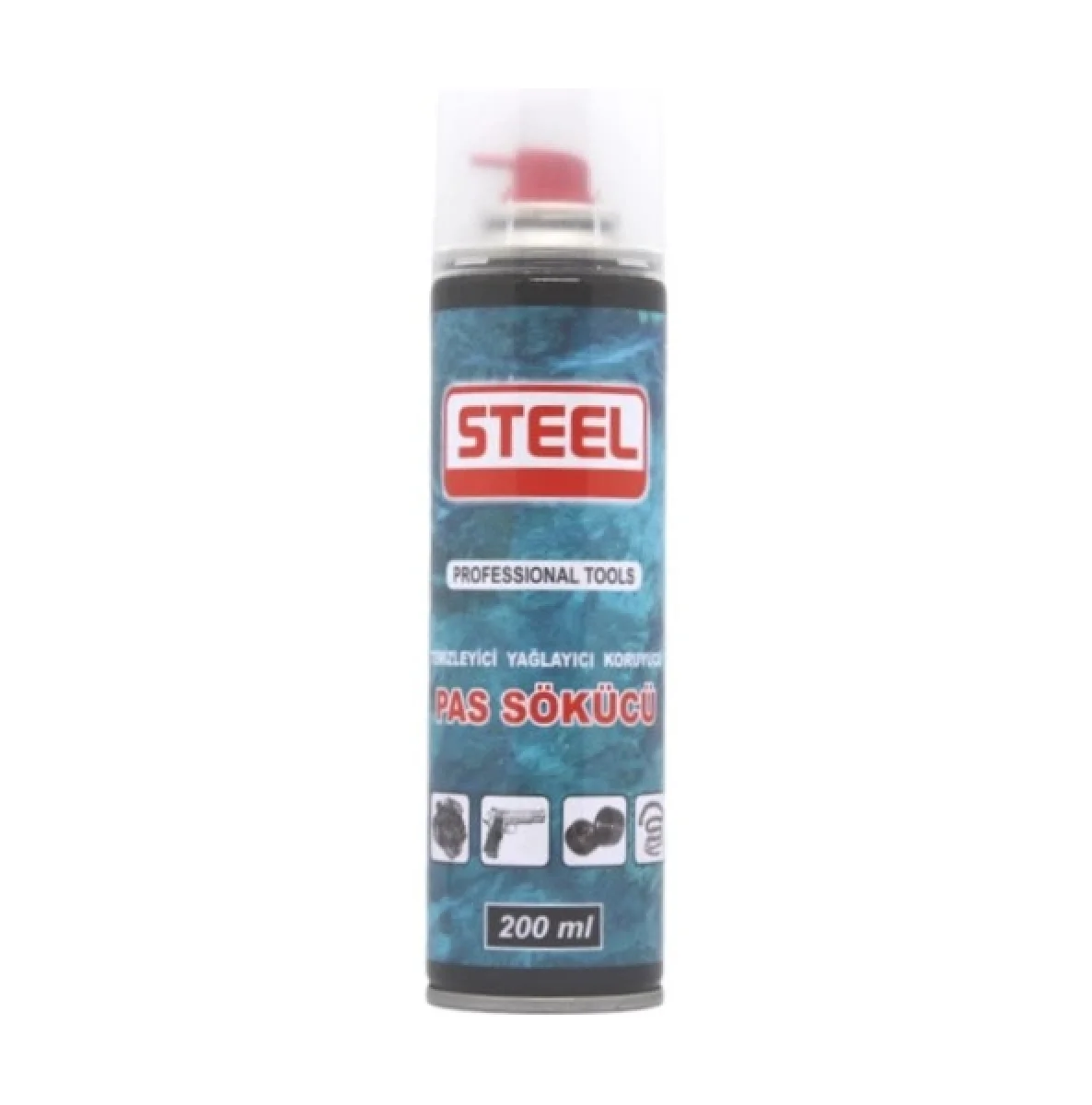 STEEL PAS SÖKÜCÜ 200ML SPRAY CK3483