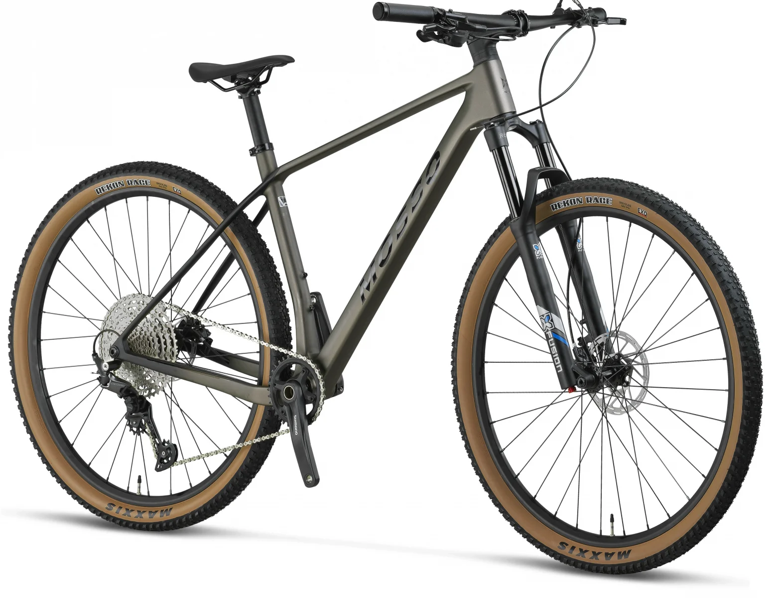 MOSSO LANTOP 612 PLUS HD ERKEK DAĞ BİSİKLETİ KARBON 430H  29 JANT 12 VİTES MAT SİYAH GRİ