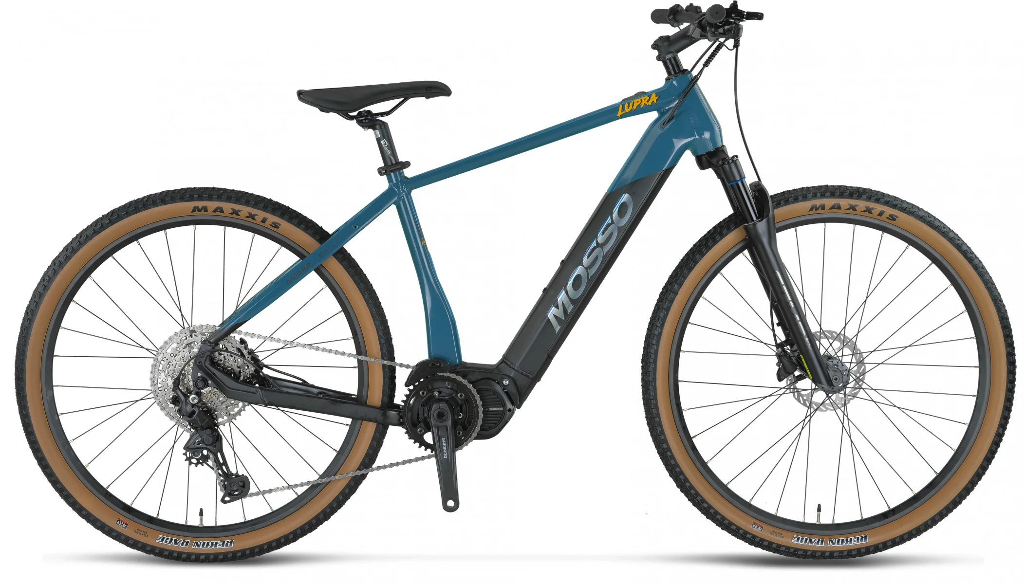 MOSSO E-LUPRA ELEKTRİKLİ ERKEK DAĞ BİSİKLET 480H HD 28 JANT 11 VİTES BLUE BLACK