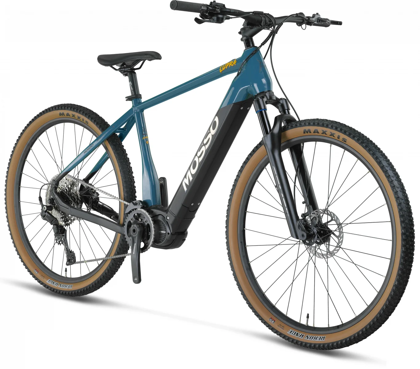MOSSO E-LUPRA ELEKTRİKLİ ERKEK DAĞ BİSİKLET 480H HD 28 JANT 11 VİTES BLUE BLACK