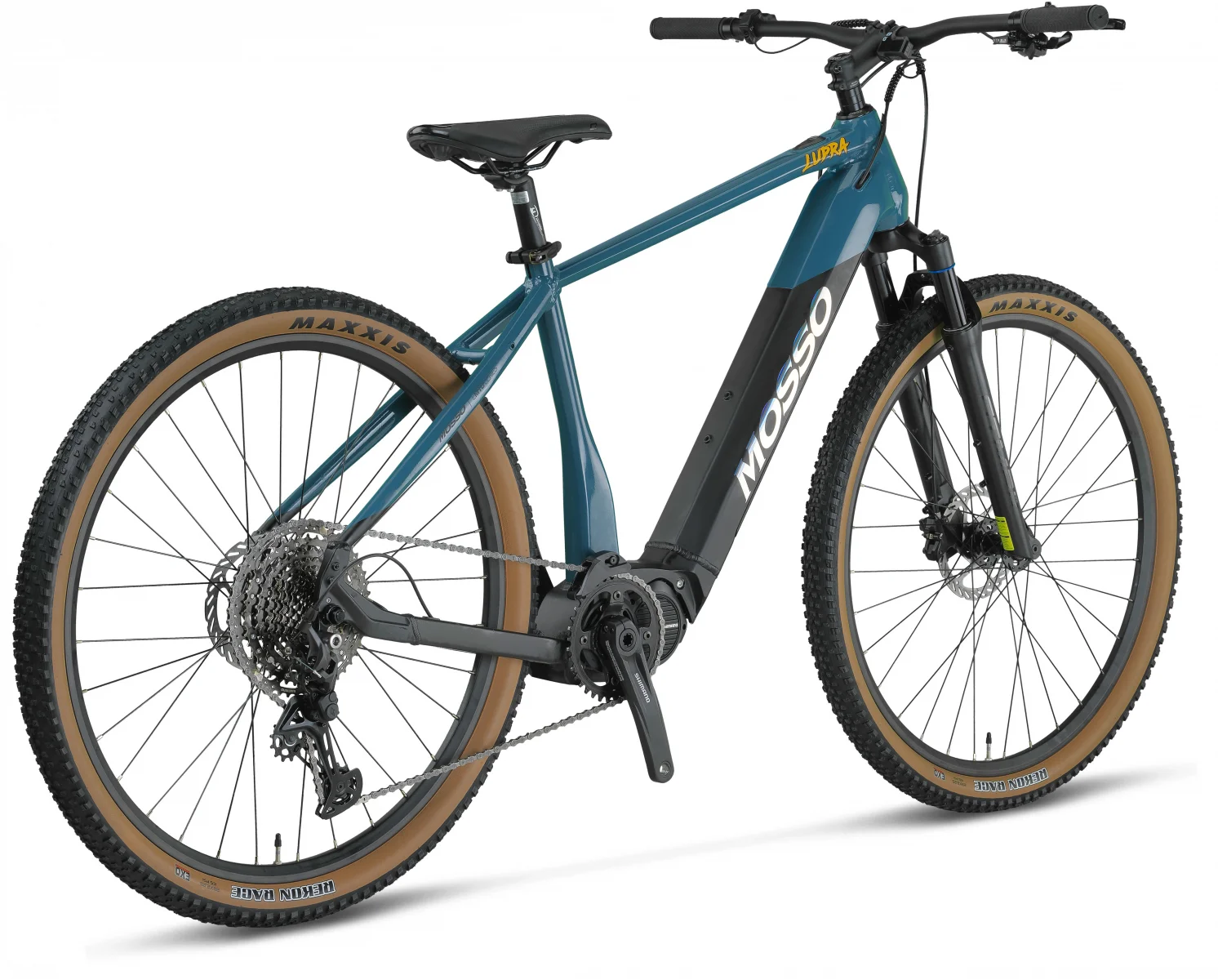 MOSSO E-LUPRA ELEKTRİKLİ ERKEK DAĞ BİSİKLET 480H HD 28 JANT 11 VİTES BLUE BLACK