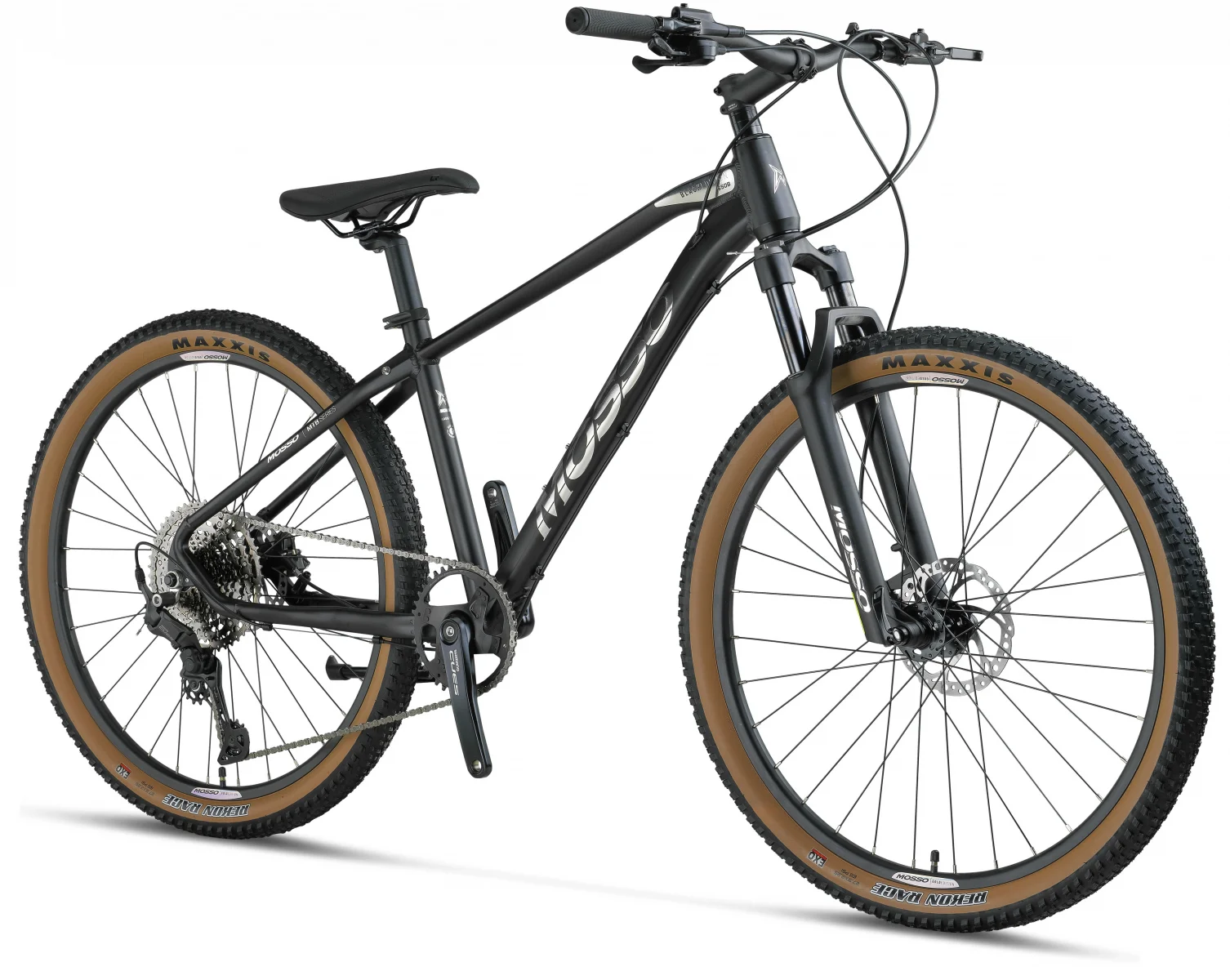 MOSSO BLACK EDITION-27 CUES ERKEK DAĞ BİSİKLETİ 457H HD 27.5 JANT 11 VİTES MAT SİYAH CHROME