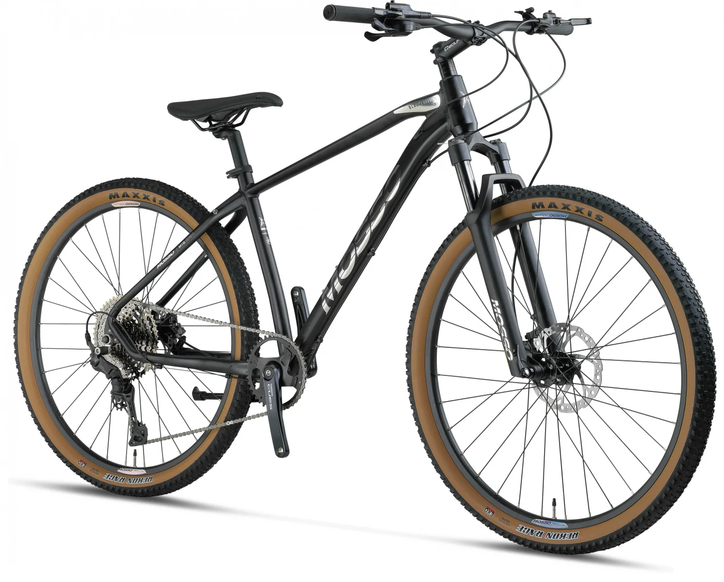 MOSSO BLACK EDITION-29 CUES ERKEK DAĞ BİSİKLETİ 406H HD 29 JANT 11 VİTES MAT SİYAH CHROME