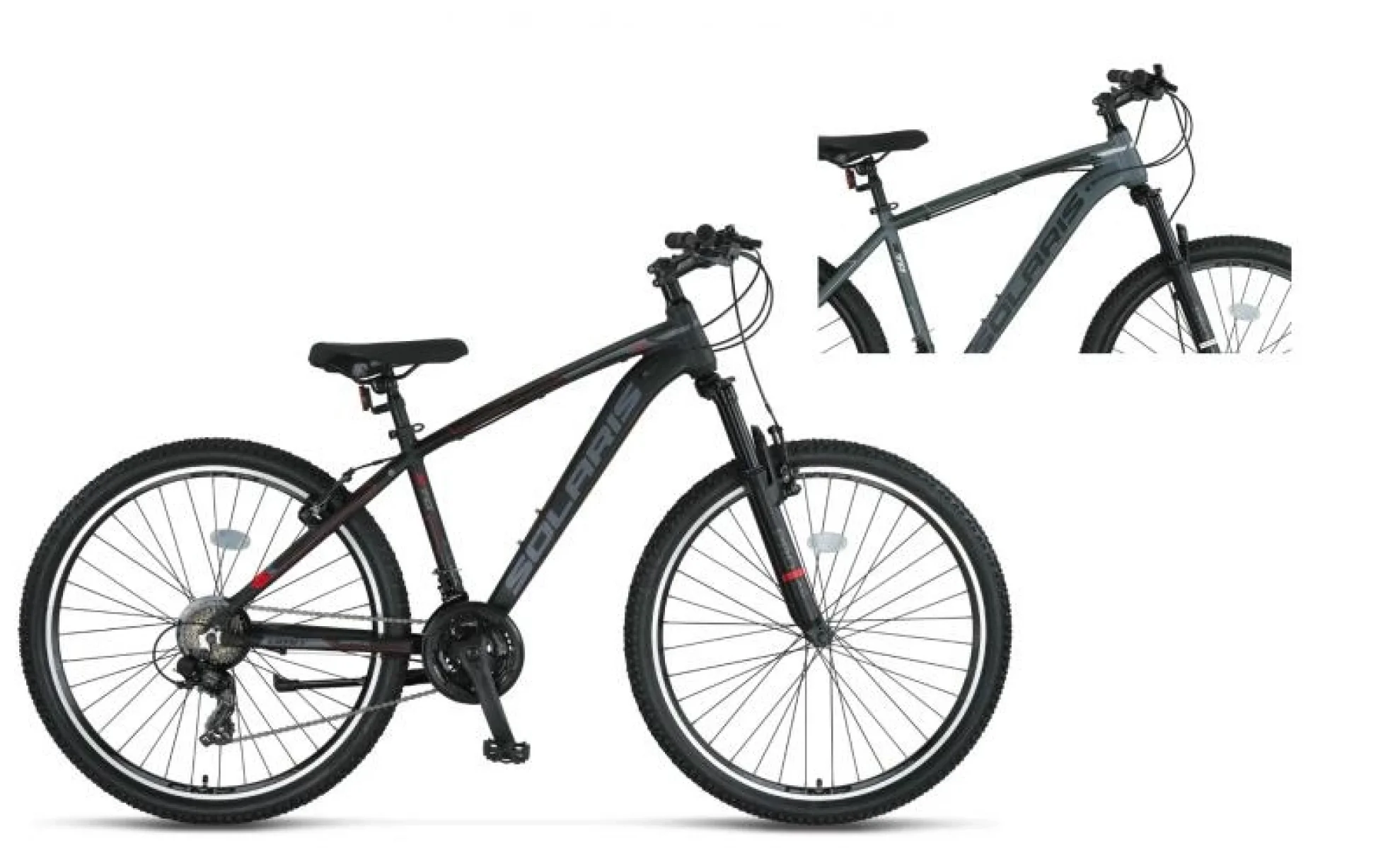 ÜMİT 2750 SOLARIS-M-V ERKEK DAĞ BİSİKLETİ 457H 27.5 JANT 21 VİTES ANTHRACITE WHITE