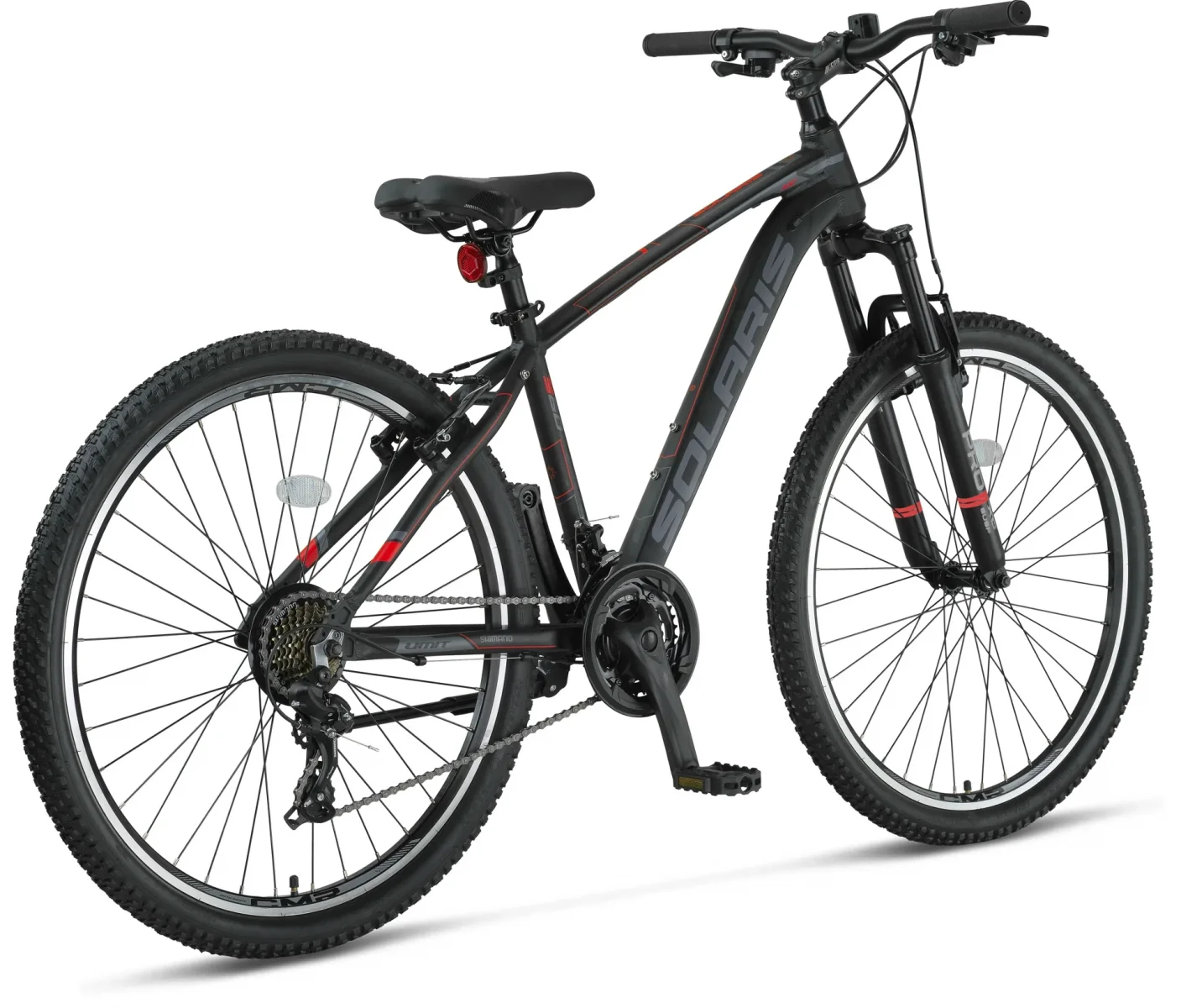 ÜMİT 2750 SOLARIS-M-V ERKEK DAĞ BİSİKLETİ 457H 27.5 JANT 21 VİTES BLACK RED