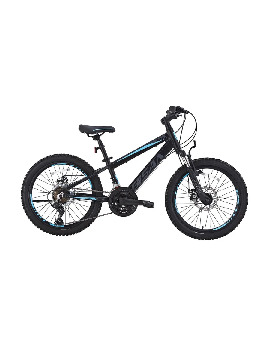 BİSAN COOPER ERKEK DAĞ BİSİKLETİ 35 CM MD 26 JANT 21 VİTES MAT SİYAH MAVİ