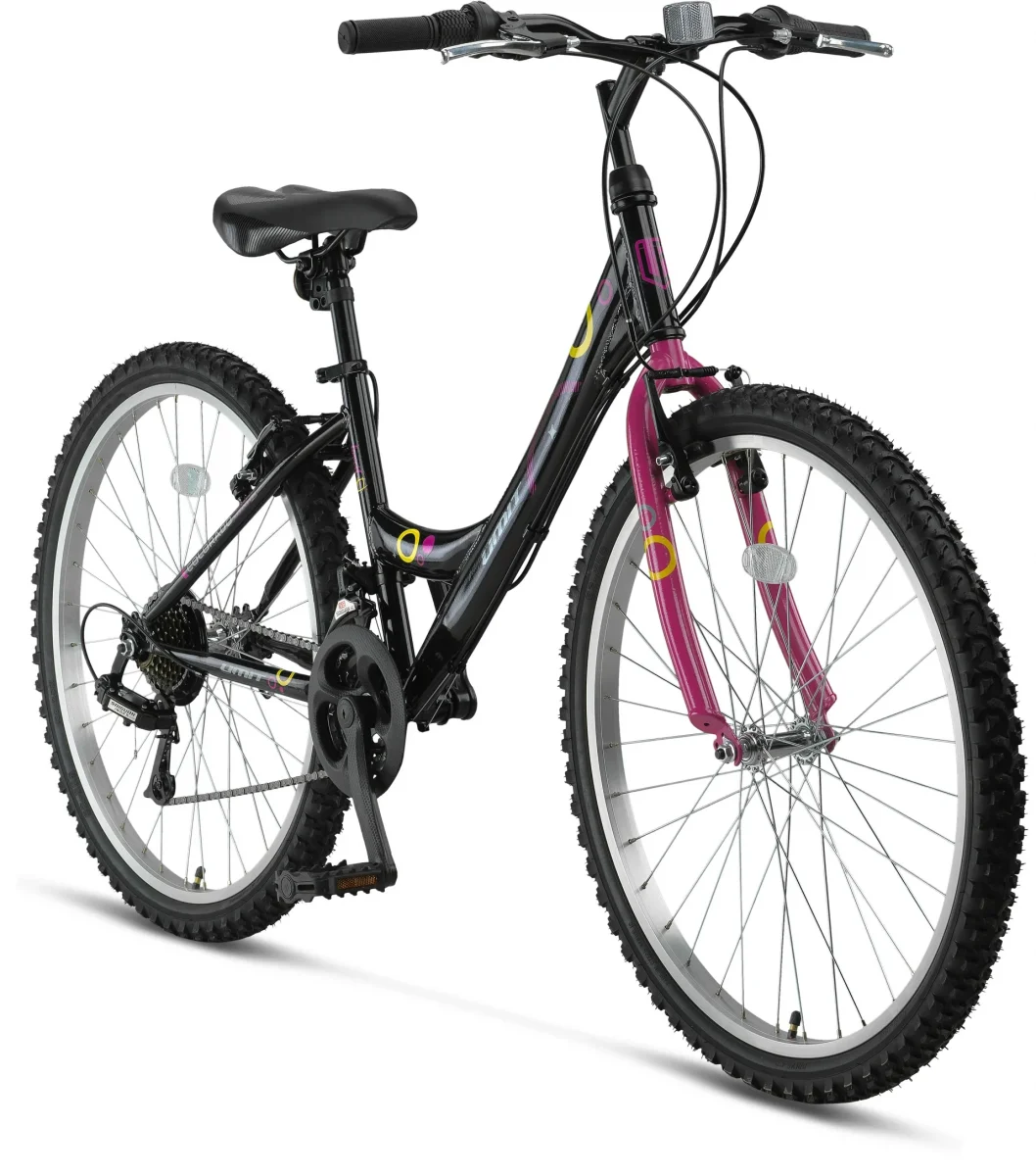 ÜMİT 2400 COLORADO KADIN DAĞ BİSİKLETİ V 24 JANT 21 VİTES SİYAH PEMBE
