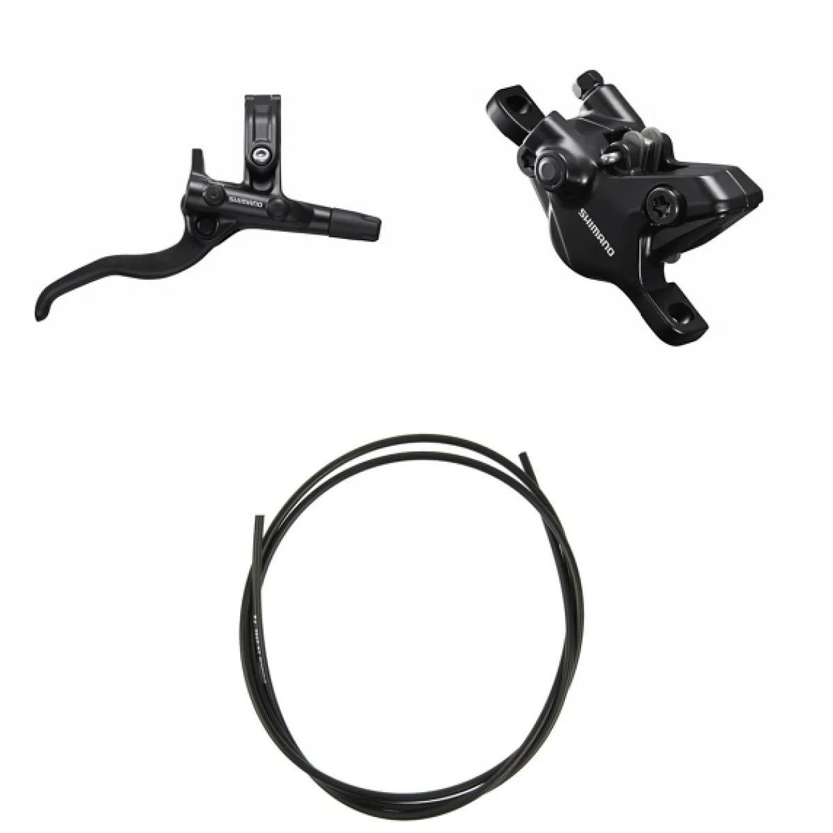 SHIMANO HİDROLİK DİSK FREN SET SAĞ ARKA BL-M4100(R), BR-MT410(R) KANATSIZ ADAPTÖRSÜZ SİYAH