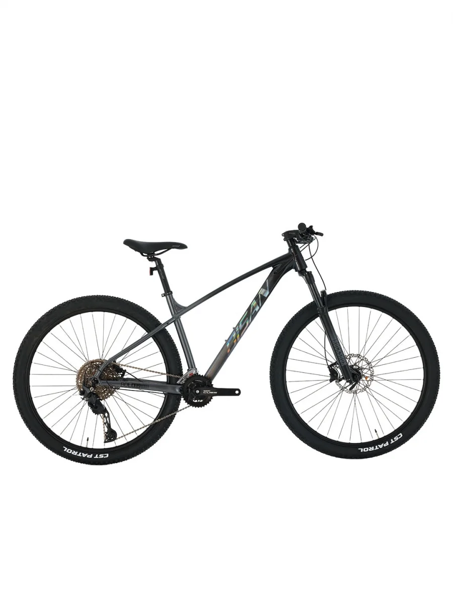 BİSAN BOLD 11.2 ERKEK DAĞ BİSİKLETİ 43CM HD 27.5 JANT 22 VİTES SİYAH GRİ GRİ