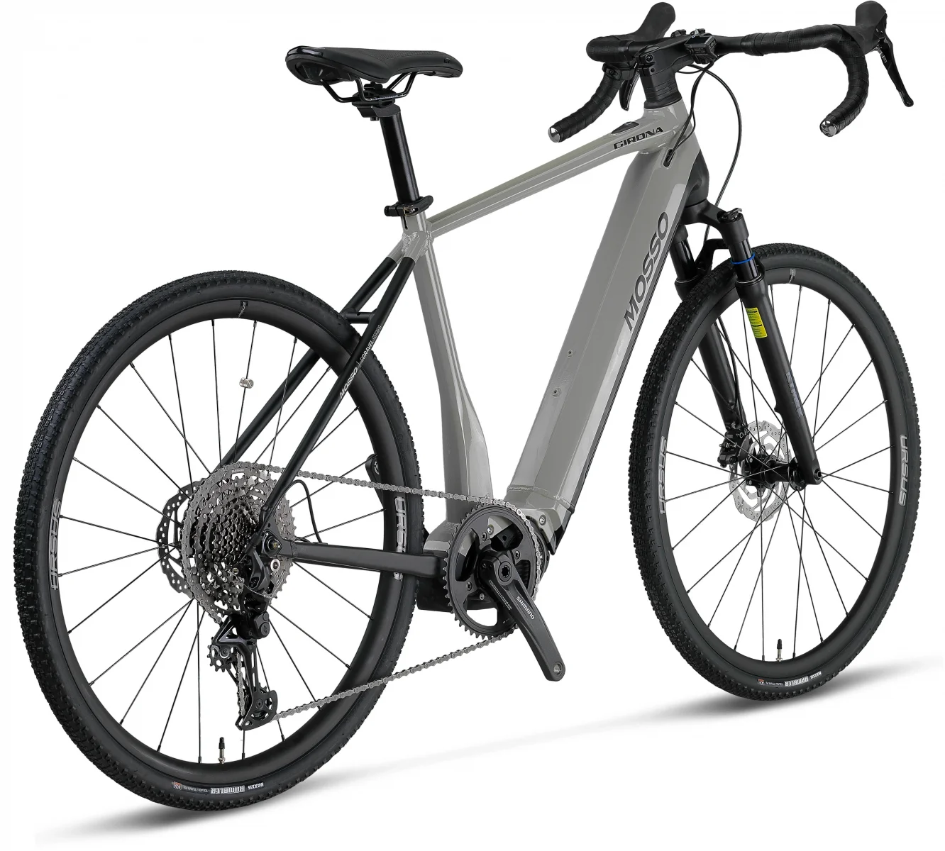 MOSSO E-GIRONA GVL ELEKTRİKLİ BİSİKLET 550H HD 28 JANT 11 VİTES GRAY BLACK