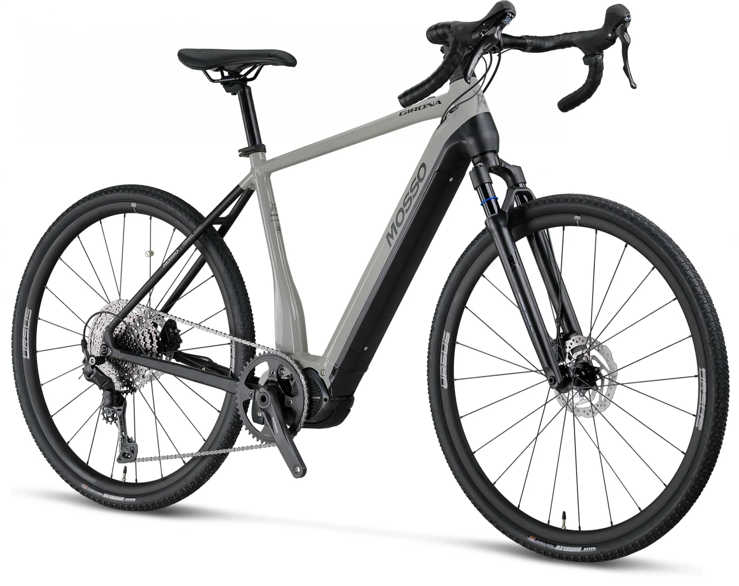 MOSSO E-GIRONA GVL ELEKTRİKLİ BİSİKLET 550H HD 28 JANT 11 VİTES GRAY BLACK