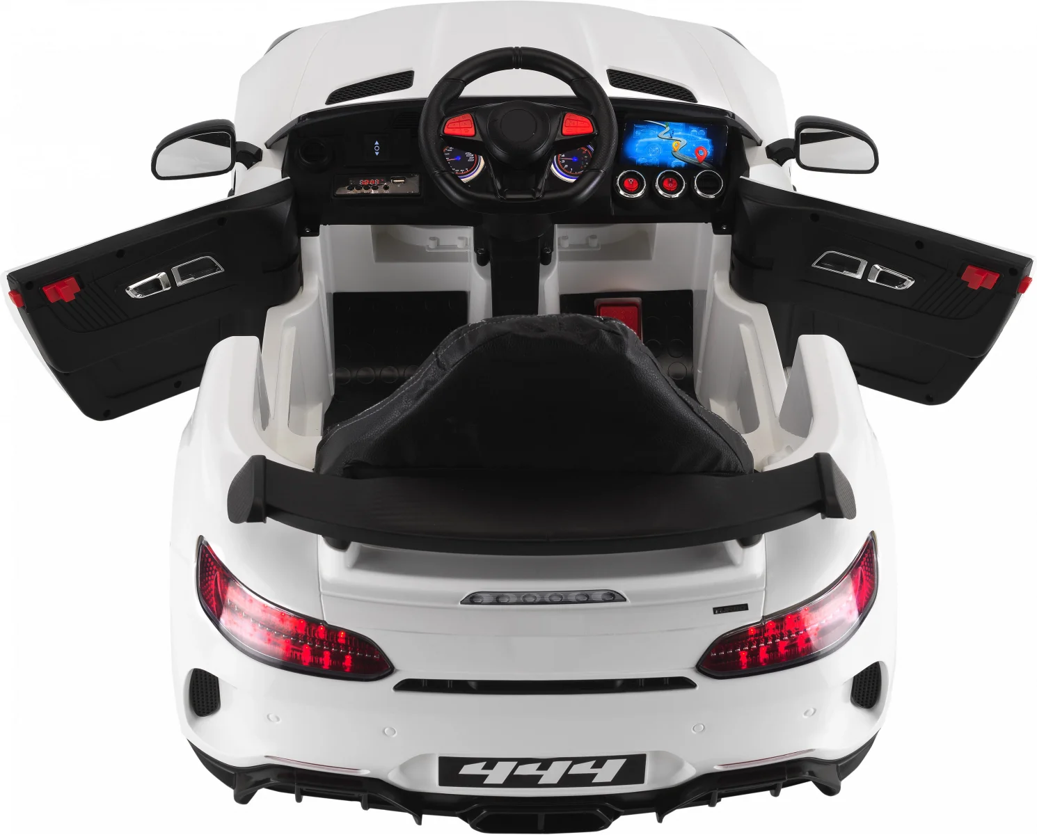 BABYHOPE 444 GTR SPORT 12V UZAKTAN KUMANDALI AKÜLÜ ARABA BEYAZ