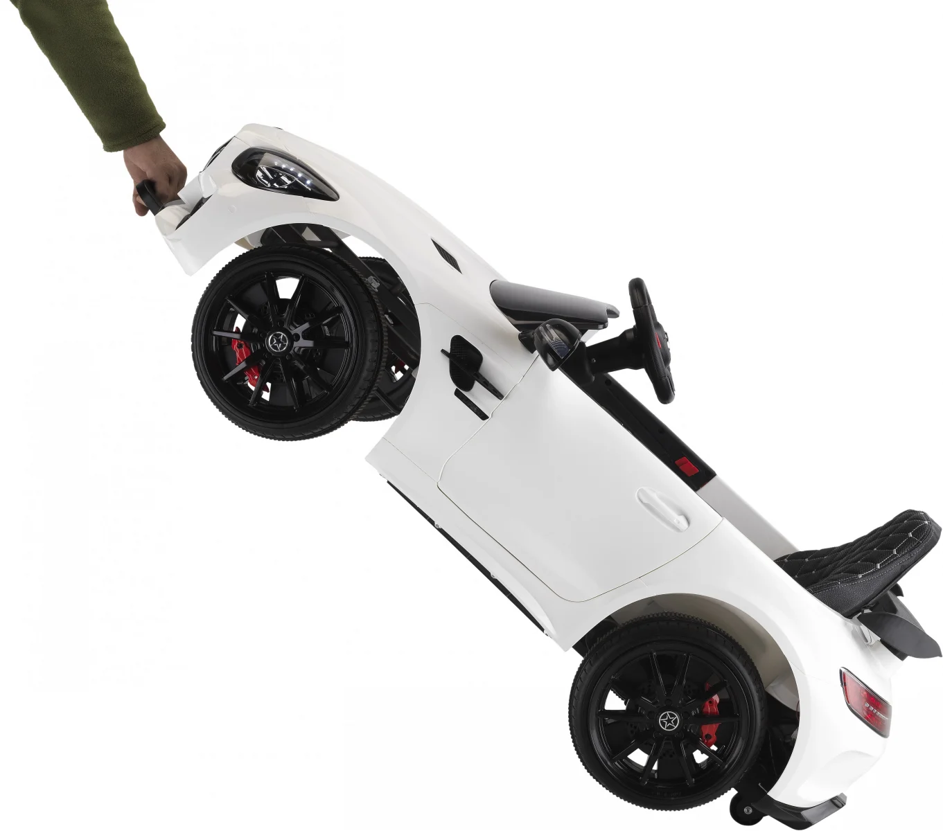 BABYHOPE 444 GTR SPORT 12V UZAKTAN KUMANDALI AKÜLÜ ARABA BEYAZ