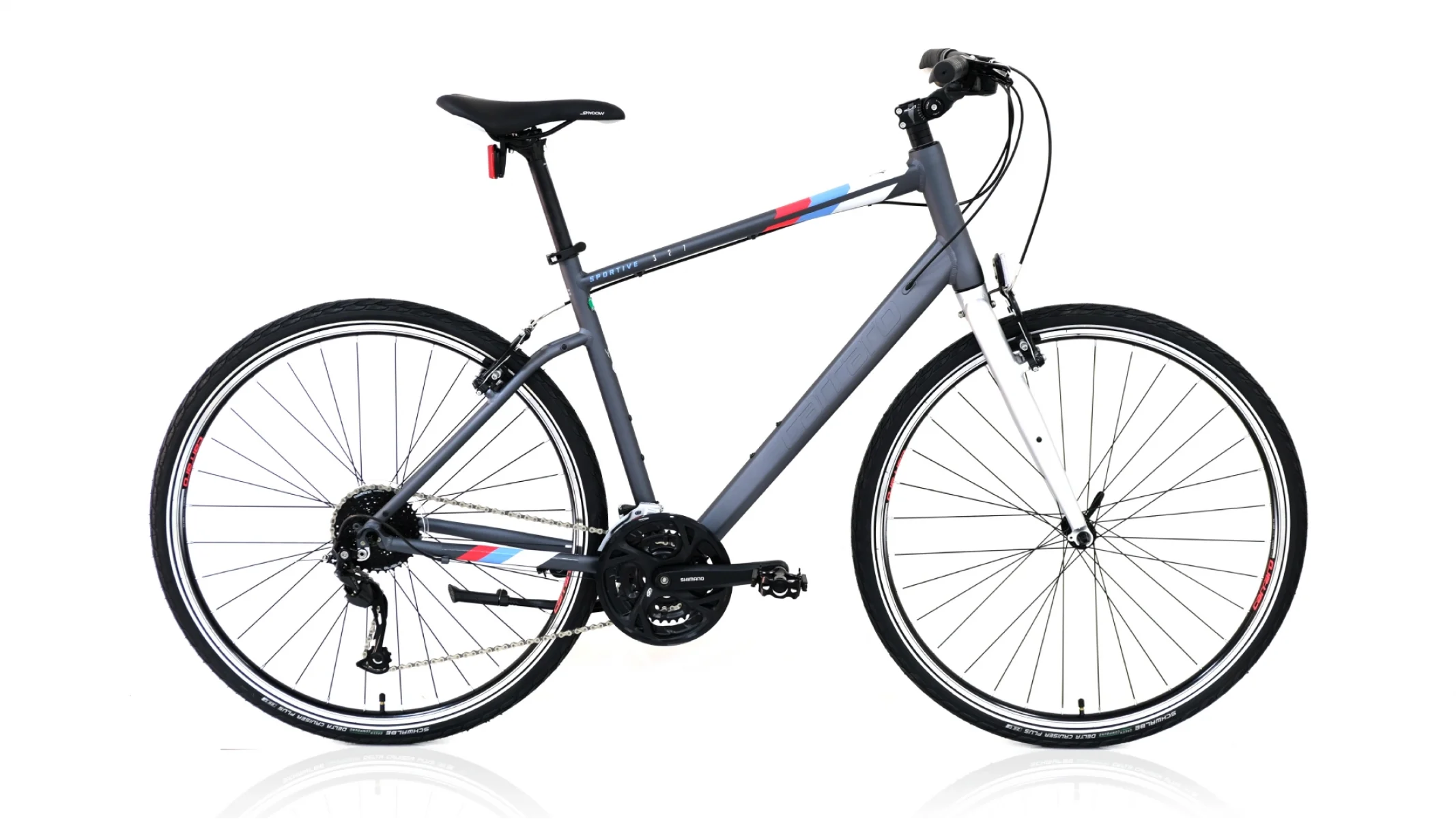 CARRARO SPORTIVE 327 ERKEK ŞEHİR BİSİKLETİ 520H V 28 JANT 27 VİTES MAT ANTRASİT GÜMÜŞ MAVİ KIRMIZI