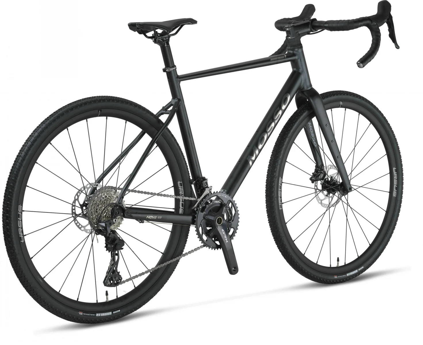 MOSSO GVL703-GRX820 ERKEK YARIŞ BİSİKLETİ 500H HD 28 JANT 24 VİTES MAT SİYAH GRİ