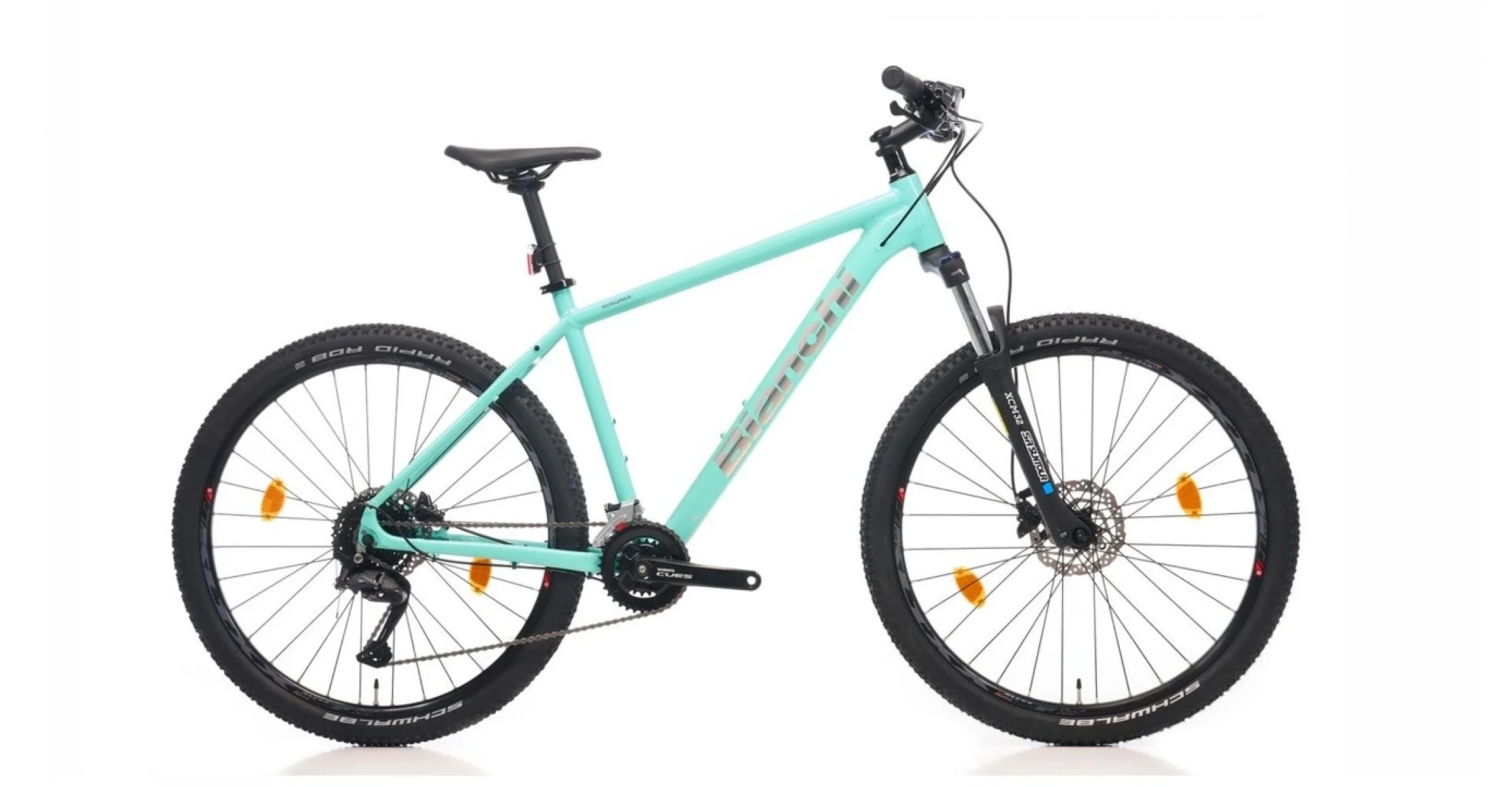 BIANCHI MAGMA 27S CUES ERKEK DAĞ BİSİKLETİ 430H HD 27.5 JANT 18 VİTES CELESTE SILVER