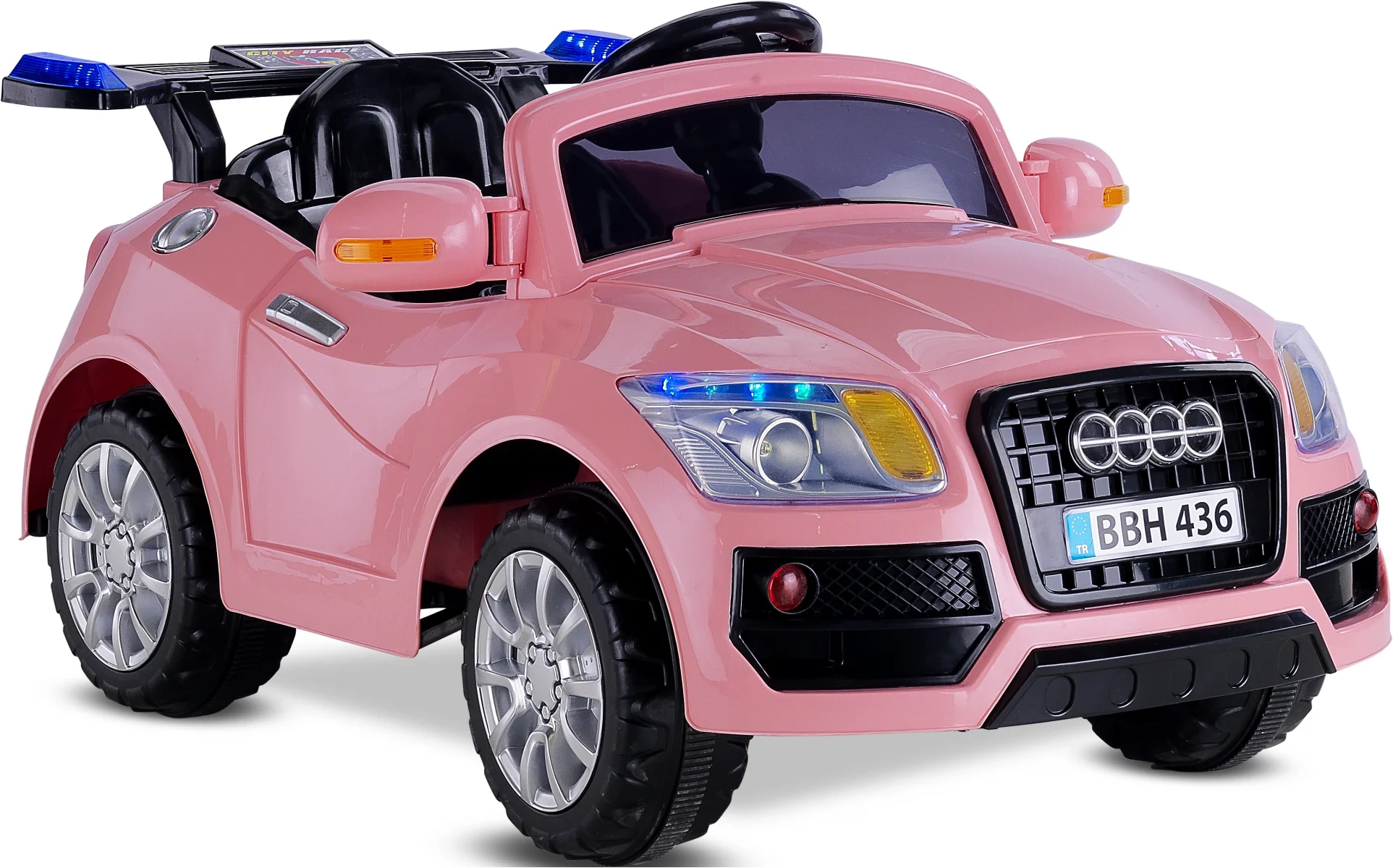 BABYHOPE 436 KUMANDALI 12V AKÜLÜ ARABA PASTEL PEMBE