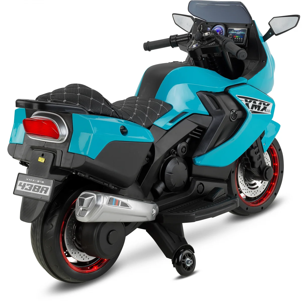 BABYHOPE 438A XMX-316 12V LEDLİ AKÜLÜ MOTOR TURKUAZ