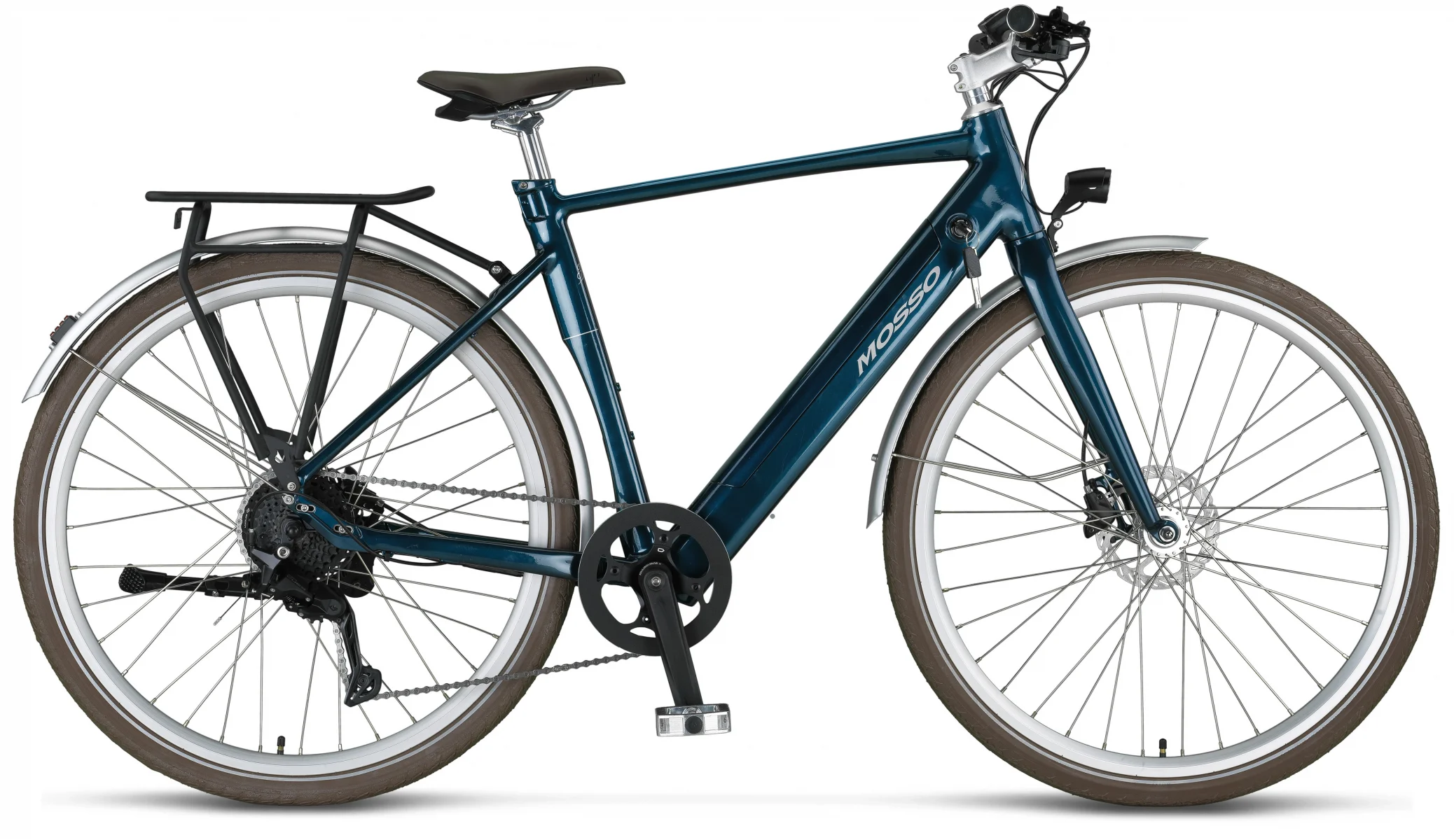 MOSSO ALLEY ELEKTRİKLİ ŞEHİR BİSİKLET 530H HYD 28 JANT 9 VİTES DARK BLUE