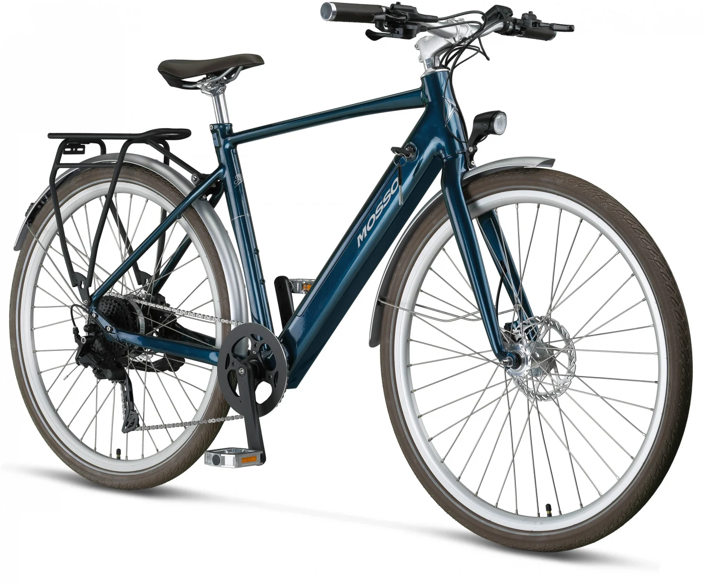 MOSSO ALLEY ELEKTRİKLİ ŞEHİR BİSİKLET 530H HYD 28 JANT 9 VİTES DARK BLUE