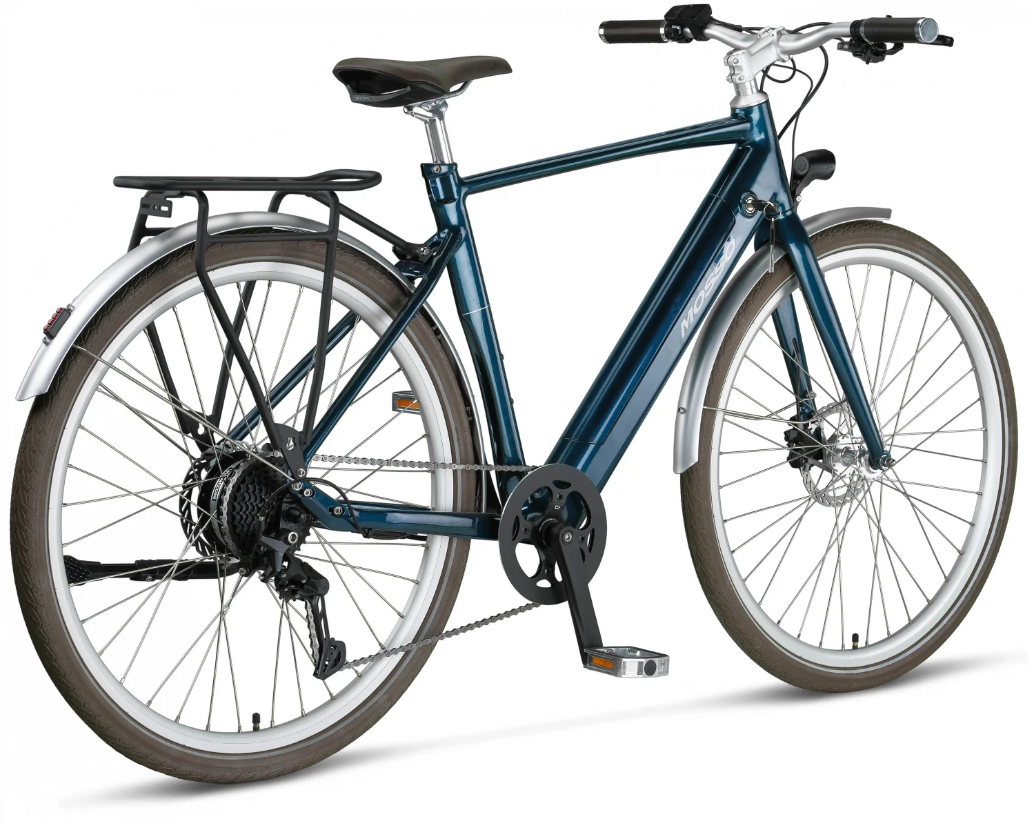 MOSSO ALLEY ELEKTRİKLİ ŞEHİR BİSİKLET 530H HYD 28 JANT 9 VİTES DARK BLUE