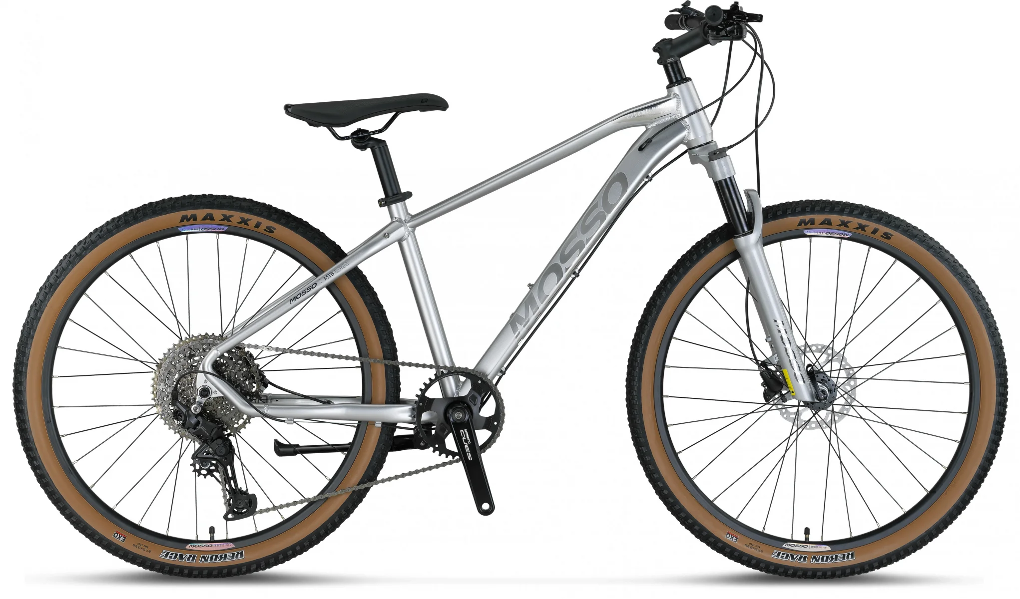 MOSSO CHROME EDITION-27 CUES ERKEK DAĞ BİSİKLETİ 406H HD 27.5 JANT 11 VİTES SİLVER CHROME