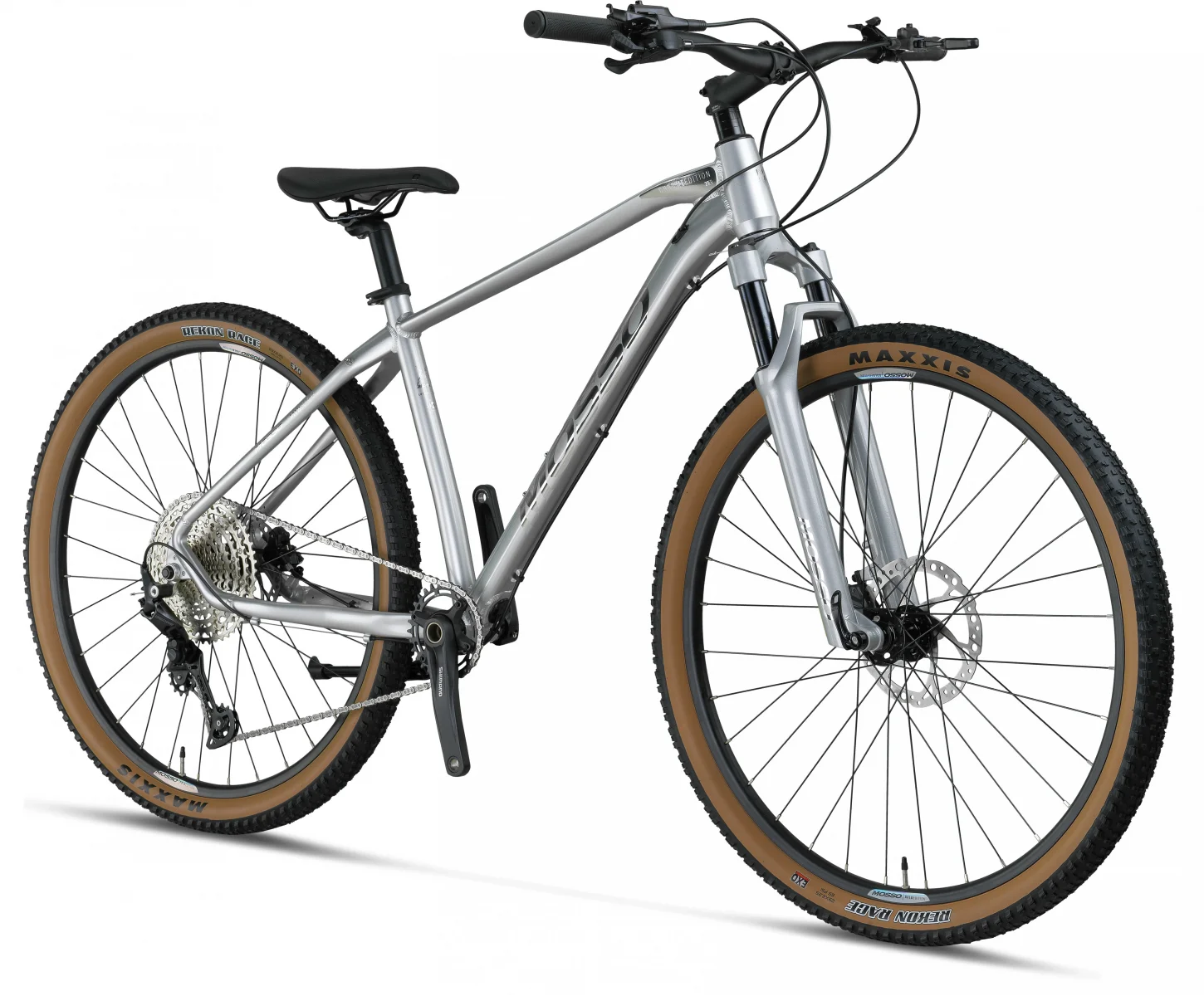 MOSSO CHROME EDITION-27 DEORE ERKEK DAĞ BİSİKLETİ 457H HD 27.5 JANT 12 VİTES SİLVER CHROME