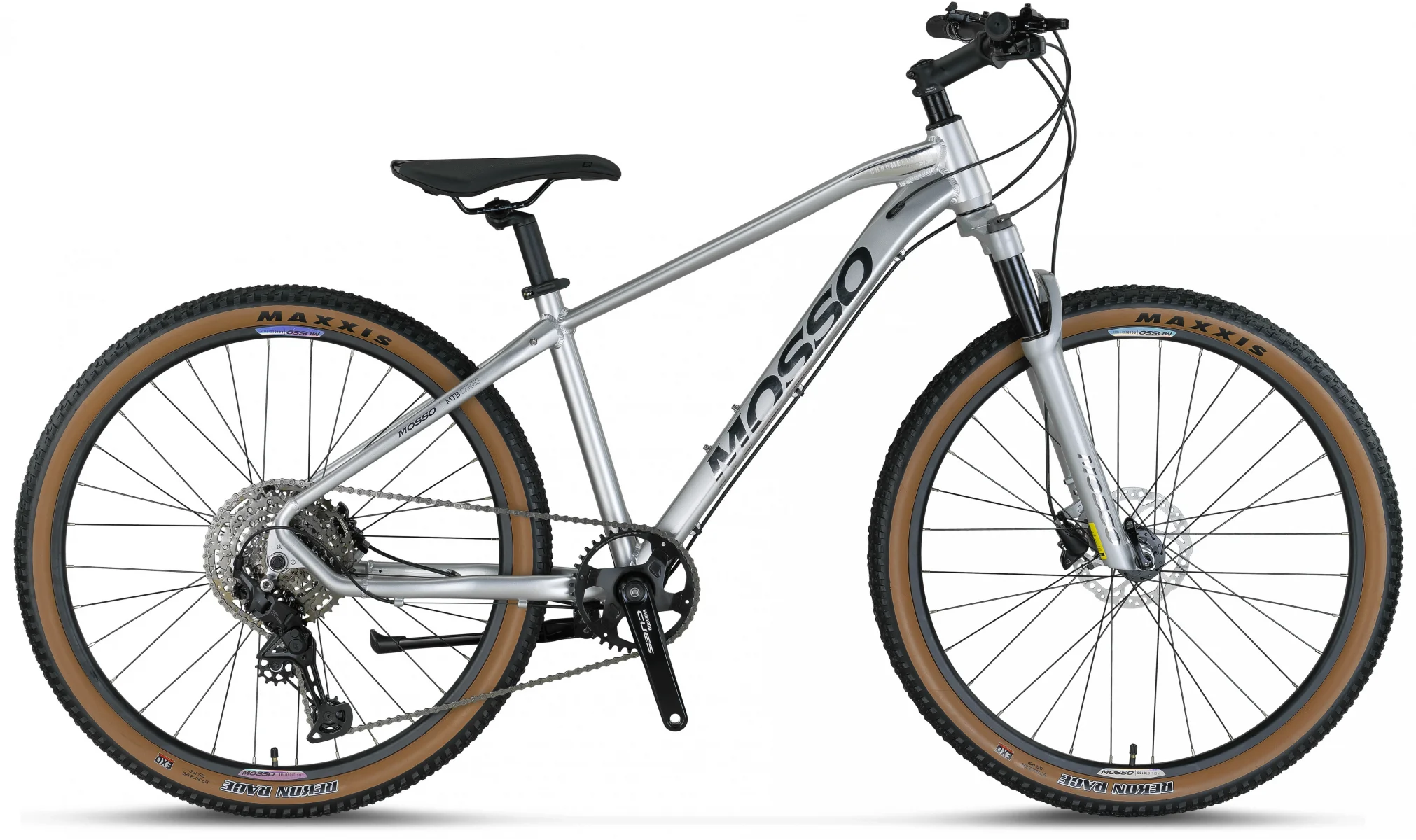 MOSSO CHROME EDITION-27 CUES ERKEK DAĞ BİSİKLETİ 406H HD 27.5 JANT 10 VİTES SİLVER CHROME