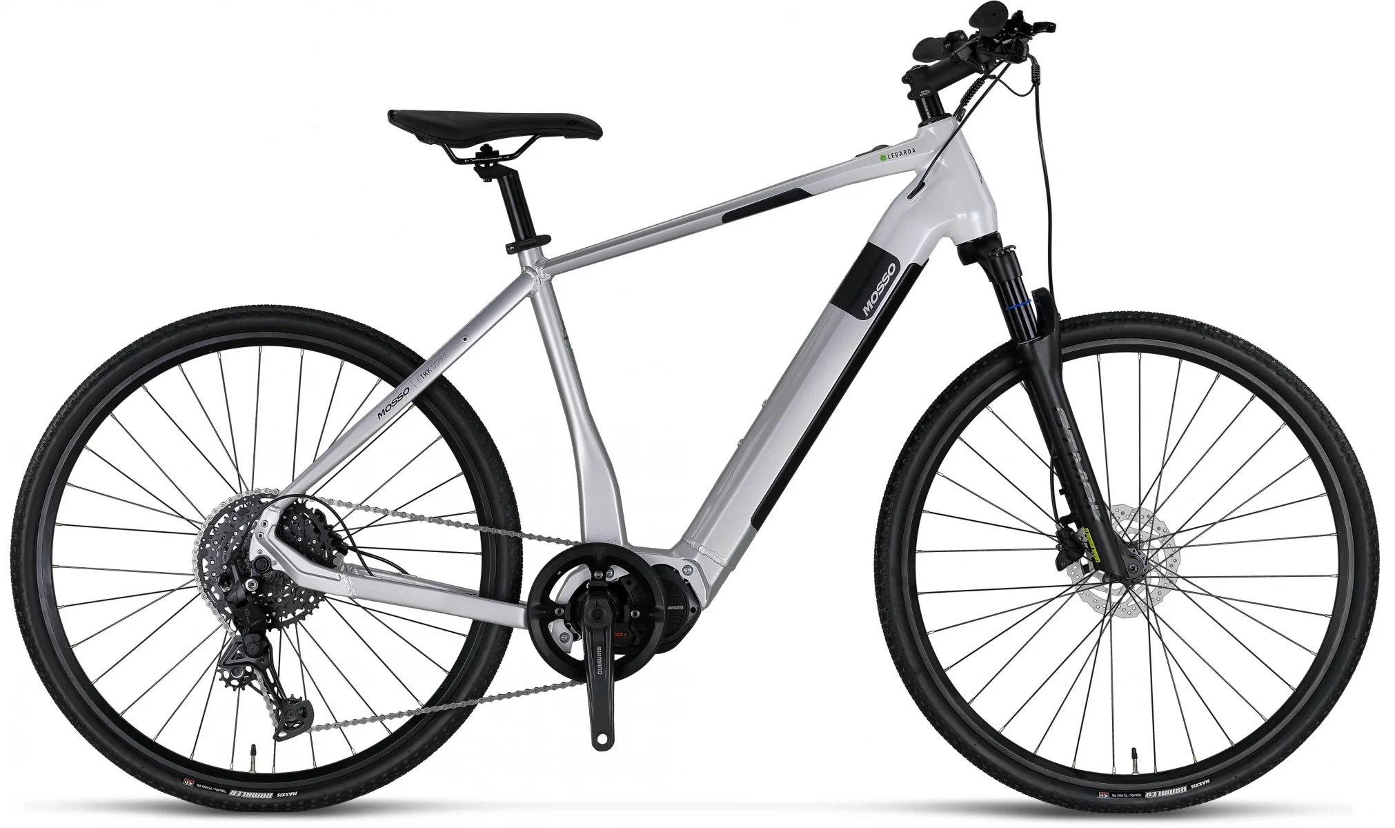 MOSSO E-LEGARDA ELEKTRİKLİ ŞEHİR BİSİKLET 520H HYD 28 JANT 10 VİTES WHITE SILVER