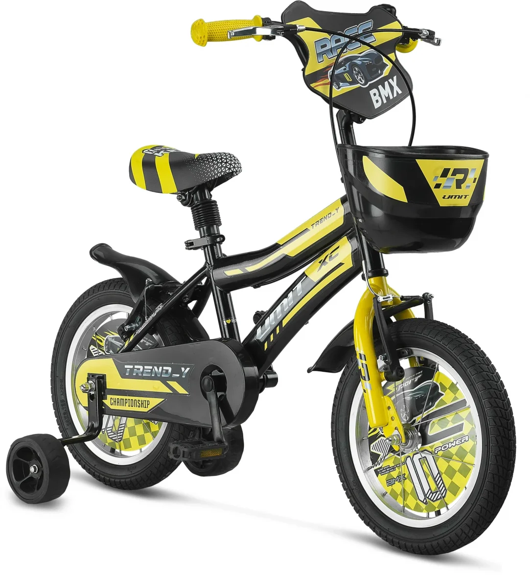 ÜMİT 2002 TREND-Y-BMX-SEPET-V-ERKEK ÇOCUK BİSİKLETİ 20 JANT SİYAH SARI