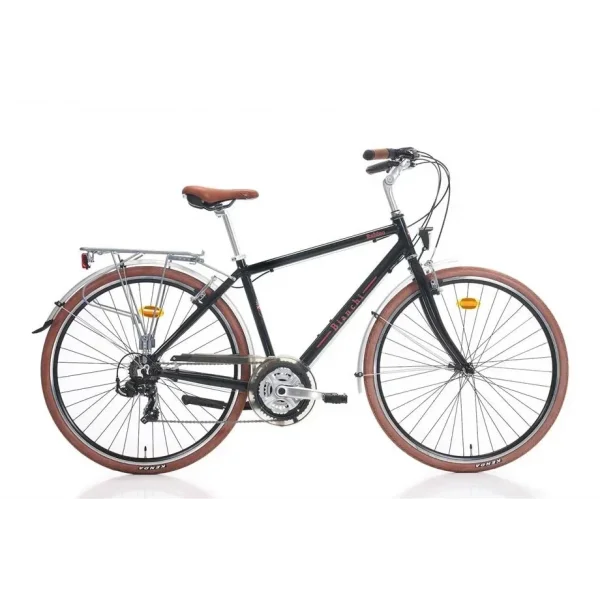 BIANCHI RUBINO ERKEK ŞEHİR BİSİKLETİ 470H V 28 JANT 21 VİTES BLACK GLOSSY