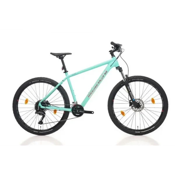 BIANCHI MAGMA 27S CUES ERKEK DAĞ BİSİKLETİ 480H HD 27.5 JANT 18 VİTES CELESTE SILVER GLOSS