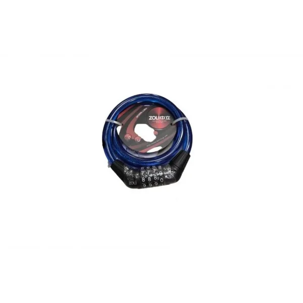 ZOLİ 12X1000 BİSİKLET ŞİFRELİ KİLİT XBYC 4522 MAVİ
