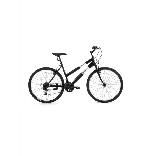 BİSAN THUNDER KADIN DAĞ BİSİKLETİ 47CM V 26 JANT 18 VİTES MAT SİYAH BEYAZ