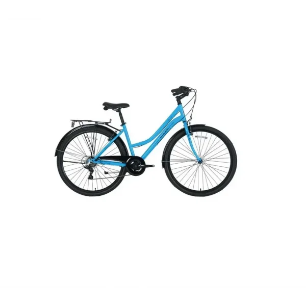 BİSAN SMILE KADIN ŞEHİR BİSİKLETİ 44CM V 28 JANT 7 VİTES MAVİ SİYAH