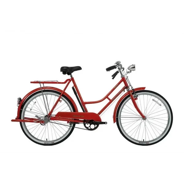 BİSAN ROADSTAR CLASSIC KADIN HİZMET BİSİKLETİ 57CM V 26 JANT 1 VİTES KIRMIZI SİYAH GOLD