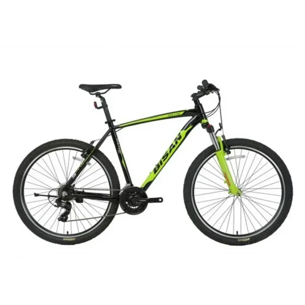 BİSAN MTX 7100 ERKEK DAĞ BİSİKLETİ 53CM V 27.5 JANT 21 VİTES SİYAH YEŞİL