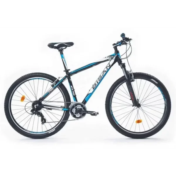 BİSAN MTX 7100 ERKEK DAĞ BİSİKLETİ 48CM V 26 JANT 21 VİTES MAT SİYAH MAVİ