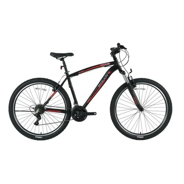 BİSAN MTS 4600 ERKEK DAĞ BİSİKLETİ 34CM V 24 JANT 21 VİTES MAT SİYAH TURUNCU