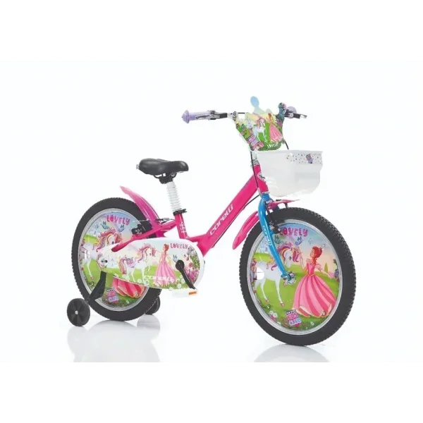 CORELLİ LOVELY KIZ ÇOCUK BİSİKLETİ V 20 JANT PEMBE KIRMIZI